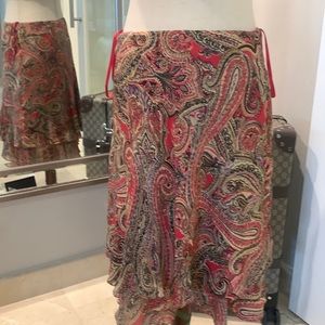 100% silk skirt